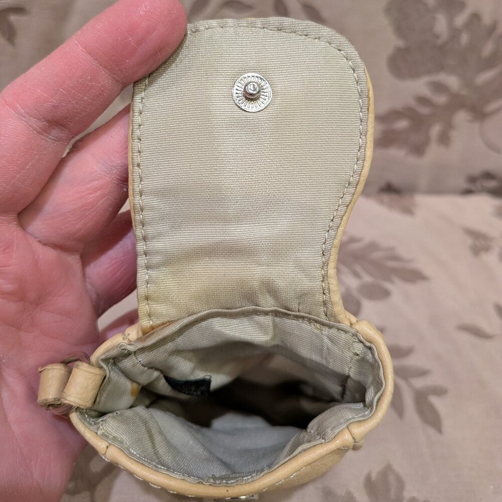 Nine West Tan Wristlet Flip Phone and ID Holder, Used - Picture 9 of 13